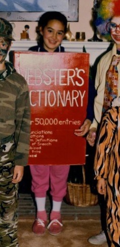dictionary-costume