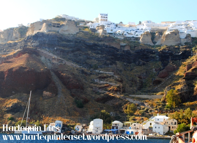 View of Oia from the bottom