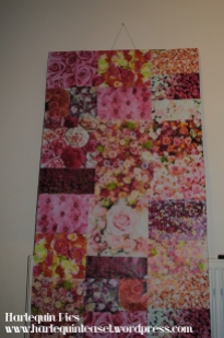 My home-made flower wall